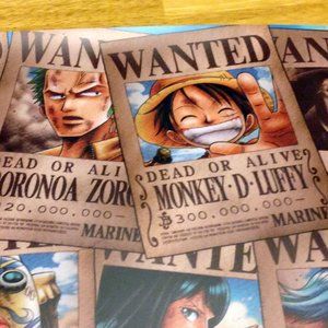 OnePiece Anime Poster, Luffy, Sogeking, Sanji